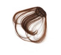 Ipetboom Extension Frange Clip Fibre Résistante Chaleur Coiffable Et Coupable Fausse Pièce De Cheveux Légère Pour Femme Marron