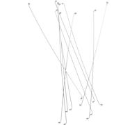 Ipetboom Fil à Trancher le Fromage en Acier Inoxydable Argenté, 50 Pièces, Design Circulaire Léger, pour Couper Fromage, Beurre, Fruits, Facile à Utiliser en Tiroirs et Armoires