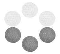 Ipetboom Filets à Chignon Invisibles Ornés de Strass Lot de 6 Pièces Noir et Blanc Maille Résistante pour Coiffures Élégantes pour Danse Gymnastique et Événements Spéciaux