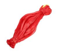 Ipetboom Filets à Fruits Suspendus 45 Cm Rouge en Nylon Épais, Paquet de Conservation Cordon Pratique, Poche de Rangement pour Légumes et Fruits, Pack de 100, Usage la Cuisine et Courses