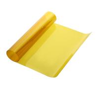 Ipetboom Filtre à Gel pour éclairage Film de Couleur d'éclairage Transparent Film coloré pour vitres Pet Jaune Bonne Transmission Lumineuse pour Lampe Spot 66MM Photographie et théâtre