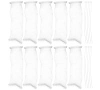 Ipetboom Filtre À Tamis pour De Vidange D'évier De Lave-Linge en Maille d'acier Inoxydable De 10 Pièces Attrape-Cheveux pour Machine À Laver.