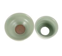 Ipetboom Filtre à Thé Céramique Fin pour Vrac Outil de Tamisage Remplaçable Au Design Élégant Accessoire Indispensable pour Amateurs de Thé à Domicile et Au Bureau