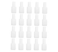 Ipetboom Flacons Vides Pour Gels Ongles 20 Pièces 10 Ml Transparent Pinceau Bouteilles Étanches Pour Manucure Diy Accessoires Nail Art
