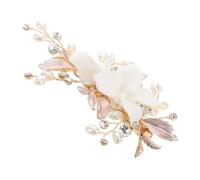 Ipetboom Fleur Céramique Pour Cheveux Épingles à Cheveux Pour Mariage Accessoire Élégant Pour Photos De Mariage Pince Sécurisée Pour Coiffure De Mariée