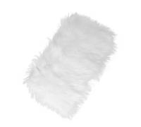 Ipetboom Fond de Studio en Peluche Blanc pour Manucure et Bijoux, Texture Améliorée et Chaleur, Solide, pour Espace de Travail et Maison