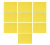Ipetboom Fondation de Ruche en Cire d'abeille Jaune 10pcs, Feuille Gaufrée Pratique à Forme Simple pour Construction Rapide de Nid D'abeilles en Apiculture