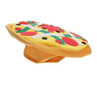 Ipetboom Funny Pizza Hat: 2pcs Crazy Silly Fun Party Play Hats, Novelty Costume Accessories Pizza Headwear Photo Prop Cap Festival Headdress Supplies Decoration for Carnival Halloween Dramas