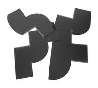 Ipetboom Gabarit de Barbe pour Hommes Guide de Coupe de Cheveux Outil de Traçage de Barbe Carte de Contour de Cheveux Réutilisable Kit de Barbier pour Dégradé