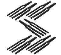 Ipetboom Gaine Isolante de Branchement en Y pour Câble Audio Haut-parleur Lot de 10 Pièces 5x Od5mm 5x Od6mm Noire Tube Séparateur et Protecteur de Câble pour Installation Audio