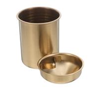 Ipetboom Gardien de Jardin Stand de Fumer sans fumée Cendrier décoratif cendrier de Camping Voyagez cendré Golden