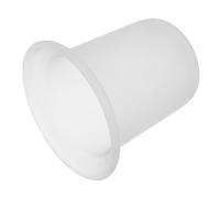 Ipetboom Gobelet De Nettoyage pour Toilettes en Verre Dépoli Antidérapant, Support Compact Multifonction pour Salle De Bain, Accessoire Sanitaire Solide pour Rangement WC