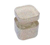 Ipetboom Gobelet En Verre Pour Ongles Acryliques Moyen Couvercle Pour Nettoyage Pinceaux Nail Art Professionnel Salon Manucure