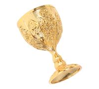 Ipetboom Gobelet Médiéval Laiton Vintage Coupe pour Cocktails et Vins Verre de Décoration Européenne pour Mariages et Halloween Aux Chocs et Fait Main