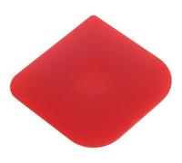 Ipetboom Grattoir Cuisine en Plastique Rouge Petit Format Outil Multifonction pour Poêles et Casseroles Réutilisable et Résistant à la Graisse Nettoyage Batterie Cuisine et Pâtisserie