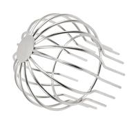 Ipetboom Grille de Filtre en Acier Inoxydable 304 pour Gouttière et Canalisation Crépine de Toit Anti-Obstruction Filtre Latéral pour Protection de Balcon Compatible Tuyau PVC Ø50