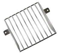 Ipetboom Grille de Gouttière Anti-Obstruction en Acier Inoxydable 155 X 12 X 12 CM Vis Crépine Latérale pour Balcon et Toit Filtre de Sol pour Drainage et Protection Feuilles
