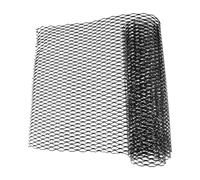 Ipetboom Grille de Pare-Chocs en Alliage d'Aluminium Noir Maille Résistante Personnalisable Rouleau de Grille de Protection Légère pour Voiture et Radiateur Usage Automobile et