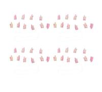 Ipetboom Guirlande de Grues Origami Imperméable 10 CM 4 Pièces en Papier Plié Rose Nacré Décoration Suspendue pour Mariage Shower et Accessoires Photo