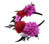 Ipetboom Halloween Bat Headband With Devil Horns Dark Stylish Hair Accessory For Halloween Cosplay And Themed Parties Lightweight And Multipurpose Costume Headpiece