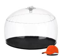 Ipetboom Hat Shaper Insert, 3pcs PVC Cap Shaper for Baseball Caps Molder Inner Support Inflatable Tabletop Hat Holder for Home Use, Hats Mold Wig Display Holders White, 6.7x6.5x5.5in