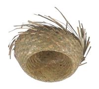 Ipetboom Hawaïen Tissé pour Fête Chapeau de Plage Accessoire et Respirant pour Tropical Taille Unique