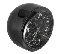 Ipetboom Horloge de Voiture Autocollante Ronde en Alliage de Zinc Mini Horloge de Tableau de Bord Lumineuse à Fond Étoilé Compacte et Adaptée à Véhicules Variés Accessoire Intérieur