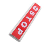 Ipetboom Housse pour Barrière Octogonale 103x47 Mm, Manchon de Poteau de Signalisation Rouge et Blanc 40 Cm, Protection Sécurisée pour Bornes de Parking, Cache-borne de Stationnement