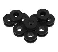 Ipetboom Œillets en Caoutchouc pour Moto 10 Pièces Rondelles de Rechange Résistantes Accessoires Moto Compatibles Multiples Modèles Joints Solide pour Pare-Brise et Carénage