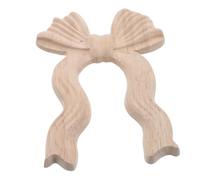 Ipetboom Incrustation Décorative en Bois Sculpté 9X115 CM - Applique de Nœud en Bois Non Peinte - Décor Mural et Meuble pour Rénovation Intérieure et Événements Festifs