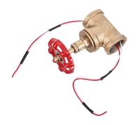 Ipetboom Interrupteur à Vanne Rotatif Vintage Steampunk en Fer 3/4 Pouce avec Fil pour Lampe de Bureau à Tuyau D’eau, Accessoire Steampunk pour Éclairage Intérieur et Décoration