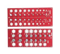 Ipetboom Jauge de Filetage 38 Trous Rouge Outil de Contrôle de Filetage Métrique et Impérial Calibreur de Vis et Écrous pour Identification Précise des Pas Gabarit Portable pour