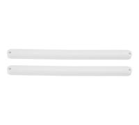Ipetboom Jeu de 2 Coulisses de Tiroir de Commode 235 MM en Plastique Blanc Glissières Latérales à Montage Inférieur Rails de Guidage pour Pièces de Rechange Adaptées pour Armoires et