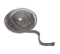 Ipetboom Joint Plat de Cheminée en Fibre de Verre Auto-Adhésif 3Mm X 10Mm X 2M Ruban D’Étanchéité Résistant Haute Température pour Porte de Poêle à Bois Intérieur Réparation Fuites et