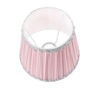 Ipetboom -Jour en Tissu Plissé pour Lampe de Table Diamètre 22 CM Couleur Lotus Couverture Décorative pour Lampe Domestique Diffuseur de Lumière Douce pour Chambre et Salon