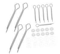 Ipetboom Kit Accessoires pour Articulations de Poupée Acrylique de Bricolage pour Membres Mobiles Joints Rotatifs pour Poupées Ours et Amigurumi Complet Sécurisé et Pratique