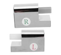 Ipetboom Kit Charnières de Siège de Toilette à Fermeture Amortie Silencieuse, Réglables, en Abs Robuste, Boîtier Carré, Compatible Plupart des Toilettes, Accessoires Wc pour Rénovation