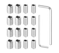 Ipetboom Kit de 18 Vis Inoxydables M4 et M6 avec Clé Hexagonale pour Fixation Poignée Porte Réfrigérateur-congélateur W11366418, Quincaillerie Solide pour Remplacement et Réparation, Outil