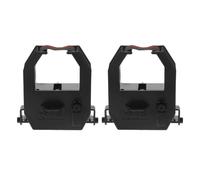 Ipetboom Kit de 2 Rubans de Pointeuse Noirs en Nylon Encre d'impression Claire et Robuste pour Remplacement du Ruban des Pointeuses en Entreprise et École