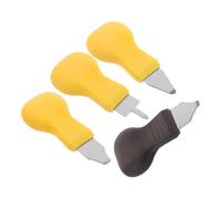 Ipetboom Kit de 4 Outils d'Horloger pour Ouverture et Retrait du Fond de Montre Outil de Remplacement de Batterie en Plastique Kit d'entretien pour Réparation et Démontage de Montres à