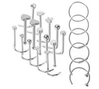 Ipetboom Kit de Bijoux de Piercing au Nez en Acier Inoxydable 21 Pièces Anneaux de Nez pour Femmes Style Décoratif Léger pour Soirée