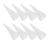 Ipetboom Kit de Finition pour Mastic 20 Embouts Réutilisables en Plastique Bouchons de Protection pour Tubes de Mastic Embouts Précis pour Applicateur pour Travaux D’Étanchéité et