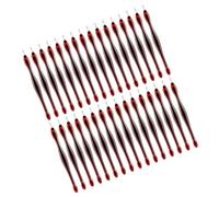 Ipetboom Kit de Manucure Professionnel Poignée Antidérapante Repousse-cuticules et Coupe-peaux Mortes 40pcs en Acier Inoxydable pour Usage à Domicile ou Professionnel