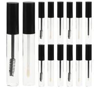 Ipetboom Kit de maquillage DIY : 15 tubes de mascara format voyage, 10 ml de tube d’eyeliner et de de gloss, flacons cosmétiques pour rouge à lèvres.