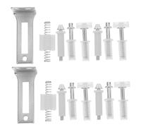 Ipetboom Kit de Matériel Pivotant pour Porte Accordéon Acier Inoxydable Robuste Complet pour Placards Pivot Fiable pour Portes Doubles