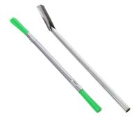 Ipetboom Kit de Nettoyage Ascenseur Grattoir 10 Mm et Petite Brosse Métallique pour Rainures et Rails, Outil de Maintenance Pratique pour Nettoyage en Profondeur des Seuils et Interstices