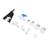 Ipetboom Kit de Raccord de Conduite D'eau pour Installation Facile Simple D'utilisation et Sécurisé Blanc en Pom 1 Set pour Machine à Glaçons et Cafetière