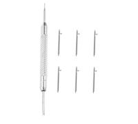 Ipetboom Kit de Réparation Bracelet Montre 7 Pièces en Métal, Outil Extraction Goupilles Connexion, Ouvre-Bracelets Démontage, pour Horlogers et Amateurs, Accessoires Précis 1,5x22 Mm