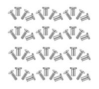Ipetboom Kit de Réparation Lunettes 60 Paires Vis de Fixation 4 Écrous Triangulaires 2,3x1,55x3,4 Mm, Assortiment 10 Pièces par Lot pour Entretien et Réparation Montures Lunettes de Soleil