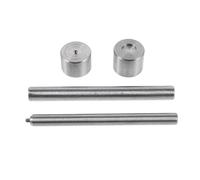 Ipetboom Kit D'outils pour Œillets 10 Mm, Perforatrice à Œillet Manuel, Poinçon en Métal 4 Pièces, pour Réparation de Chaussures, Cuir, Ceintures et Bricolage, Fixation Stable et Usage